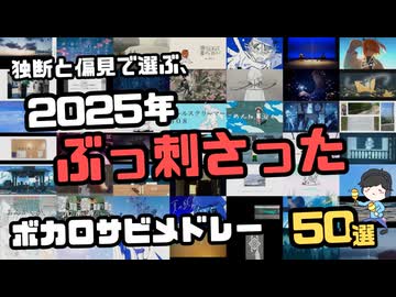 【ボカロメドレー】独断と偏見で選ぶ、2025年ぶっ刺さったボカロサビメドレー50選