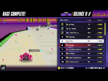 ワールドツアーで初めて7500ptをとれました【F-ZERO99】