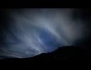 奥多摩湖の星空のタイムラプス