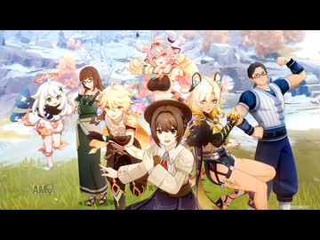 【原神】魂を炎やす戦士の雪の旅３「いけ！フィエテナ！」ストーリープレイ動画