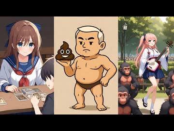 [生成AI] わけわからん内容なら絵がおかしくても気にならない [Grok]