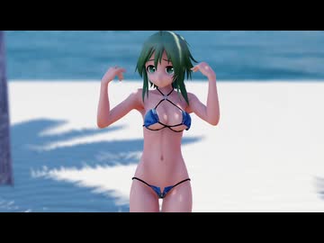 【MMD】GUMIでモニタリング【新しいヤツ】【ままま式GUMI】