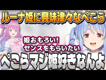 ルーナ姫との関係を語るぺこら【兎田ぺこら/姫森ルーナ/ホロライブ切り抜き】
