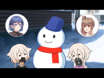 雪の達磨