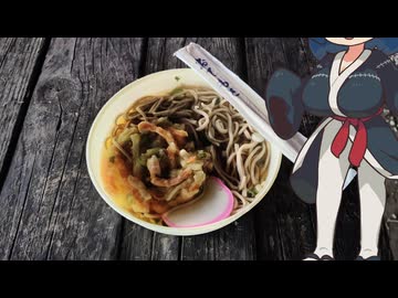 年越しそばを食べに行く動画