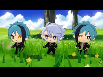 【MMDツイステ】ぽっぴっぽーしょーと に【おくたぬい】