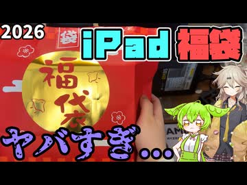 【福袋2026】元旦に秋葉原まで行って入手した8000円のiPad福袋、ヤバすぎた！！！！！