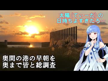 早朝の中城浜漁港