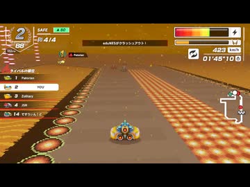 初めてミラーのサンドストームⅠで2位をとれました【F-ZERO99】