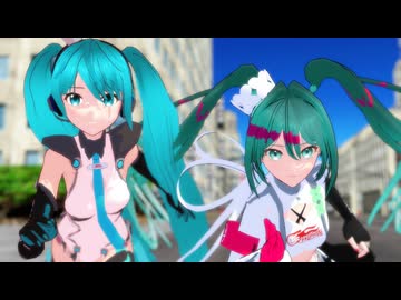 【MMD】走るレーシングミクたち