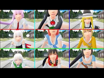 【東方MMD】　IRIS OUT　　そばかす式おねえさん