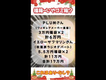 福箱？それともゴミ箱？総額17万円のフィギュア福袋を開けた結果【2026開封】【PLUM編】#福袋2026 #フィギュア福袋 #開封動画 #ずんだもん #PLUM #フィギュア  #2026福袋