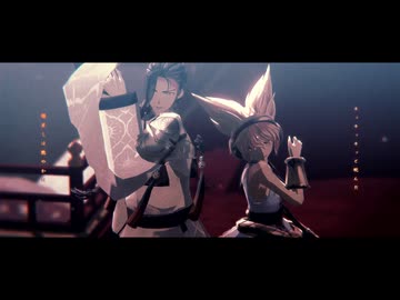 【MMD東方乱舞】月陽-ツキアカリ-【神子・丙子椒林剑】