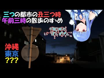 沖縄・東京・??? 三つの都市の深夜散歩