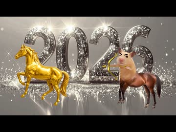 New year greeting from Ham Pacino 2026 - ハムパチーノの新年のご挨拶 2026