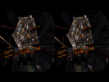 【VR4K】ステーションの作り込み具合をVRで観察してみた【Elite:Dangerous】