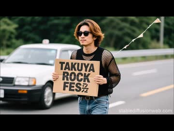 AIを使って拓也さんをヒッチハイクの旅に出す