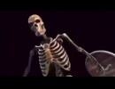 盾を叩く骸骨のミーム