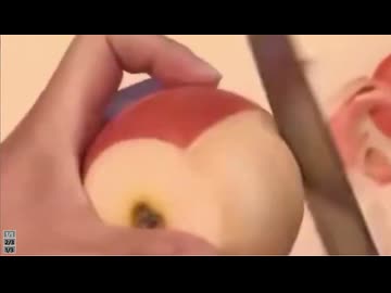 ホモと見るチー牛のりんごの剥き方