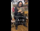 UNDERTALE 正義の槍　タンバリンで叩いてみた　Spear of Justice