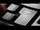 Finger Presses Enter Key on Laptop Keyboard
