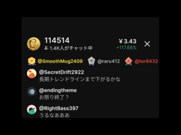 114514コイン、死ぬ