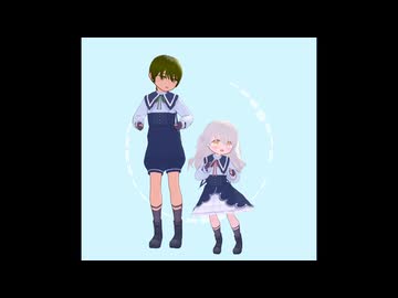 【discopled】おちびさんたちがぴょんぴょんする動画【MMDオリキャラ】