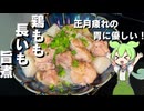 【正月疲れに】鶏もも肉と長いもの旨煮作ってみた【今日のおつまみ】