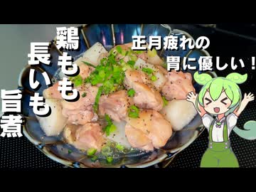 【正月疲れに】鶏もも肉と長いもの旨煮作ってみた【今日のおつまみ】