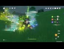 原神　雷電将軍＆千織＆ナヒーダでデイリー任務#６８９。地脈の花