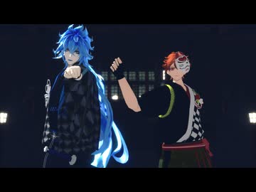 【MMDツイステ】撫子色ハート(イデア・エース)【2026年新春MMD祭り】