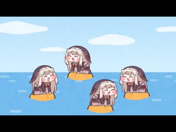 ｽﾋﾟｷとかぼちゃと水の上