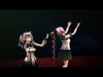 【ＭＭＤ艦これ】GASSHOW　つみ式　由良＆鹿島【MMD-PVフェスタ】