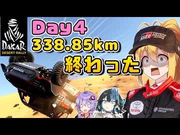 【DakarDesertRally】マキモカゆかりのDakar Rally 2021 挑戦記  Day4【VOICEROID･VOICEPEAK実況】