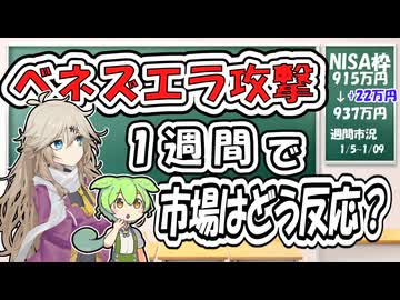ベネズエラ攻撃から一週間市場はどんな反応？【ずんだもん解説】【市況】