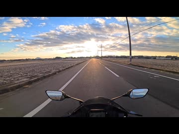 とあるバイクの通勤風景20260110