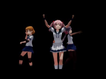 【MMD艦これ】ライアーダンス　漣・曙・朧【足元しか無い床】