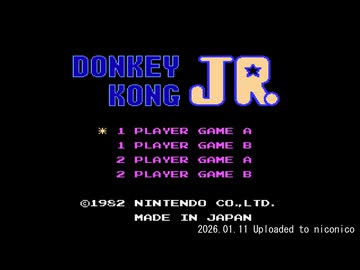 【MIDI】ドンキーコングJR.（ファミコン）の音楽（色々）