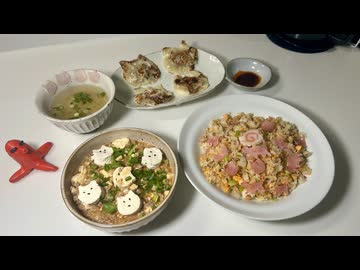 ネコだらけの中華料理定食を作ろう