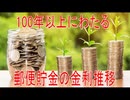 【動画News】100年以上にわたる郵便貯金の金利推移(2026年発表版)(2026/01/15)