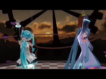 【MMD】ハイファイレイヴァー / EasyPop : YYB式 初音ミク 10th と FMI式 初音ミク Ver 1.03