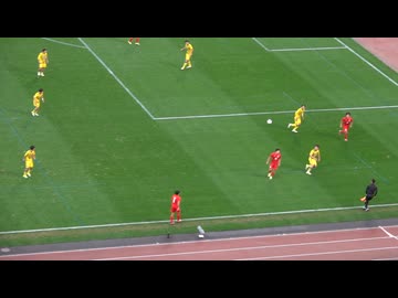 高校サッカー決勝　神村学園 対 鹿島学園