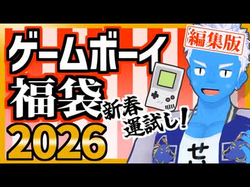 【ゲームボーイ福袋10本5980円】予め買っておいた福袋を正月に開封！【レトロゲーム福袋2026・VTuber】
