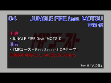 （※未完成）JUNGLE FIRE feat. MOTSU / 芹澤 優 (MFゴースト 3rd Stage TV Size EDIT)