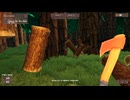【Forest Hustle】木と石を大量に採取して稼いだお金で借金を返すゲーム