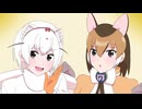 【けものフレンズ】イイズナとマメジカと太眉隊長でだんじょるOP【トレス手描き】