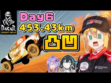 【DakarDesertRally】マキモカゆかりのDakar Rally 2021 挑戦記  Day6【VOICEROID･VOICEPEAK実況】