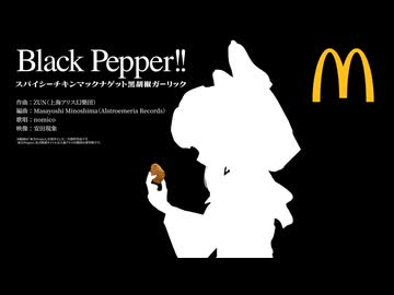 フルバージョン【東方×マクドナルド】Black Pepper!! ＰＶ【影絵 Bad_Apple!!アレンジ つくってもらった】