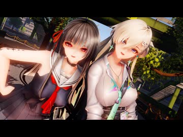 【鳴潮MMD】千咲とリンネーに「メランコリック * C.S.Portリアレンジ *」を踊ってもらいました