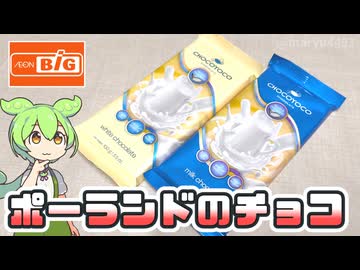 ビッグでみつけた「ポーランドのチョコレート（各197円）」
